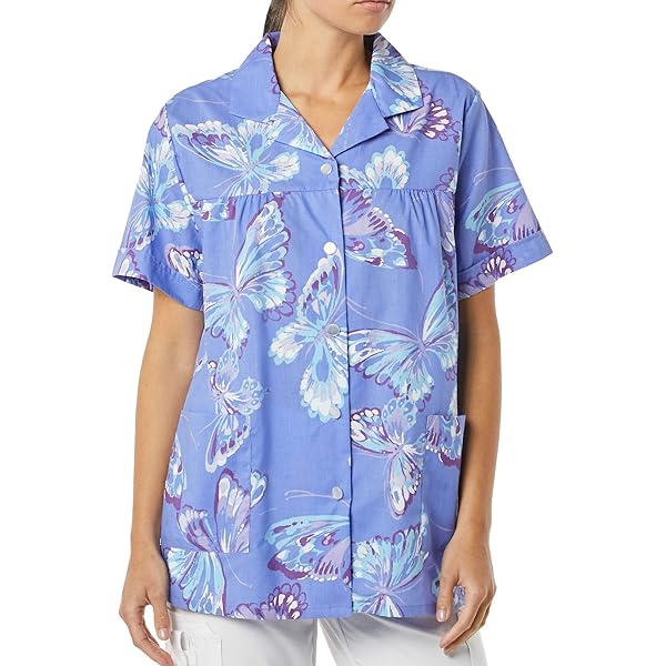 Amazon.com: AmeriMark Women's Button Front Smock Casual